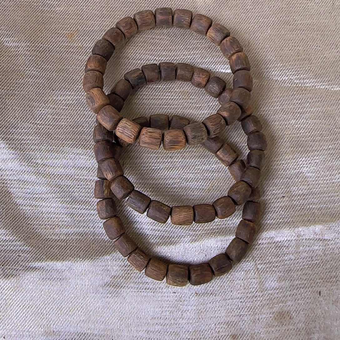 手串沉香芽庄白棋桶珠单圈沉水级8克多样性发一