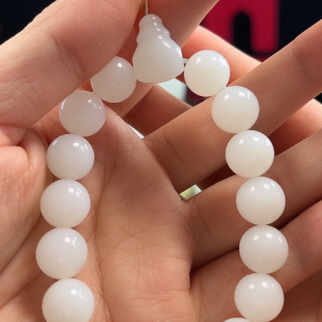 和田玉未镶嵌手串