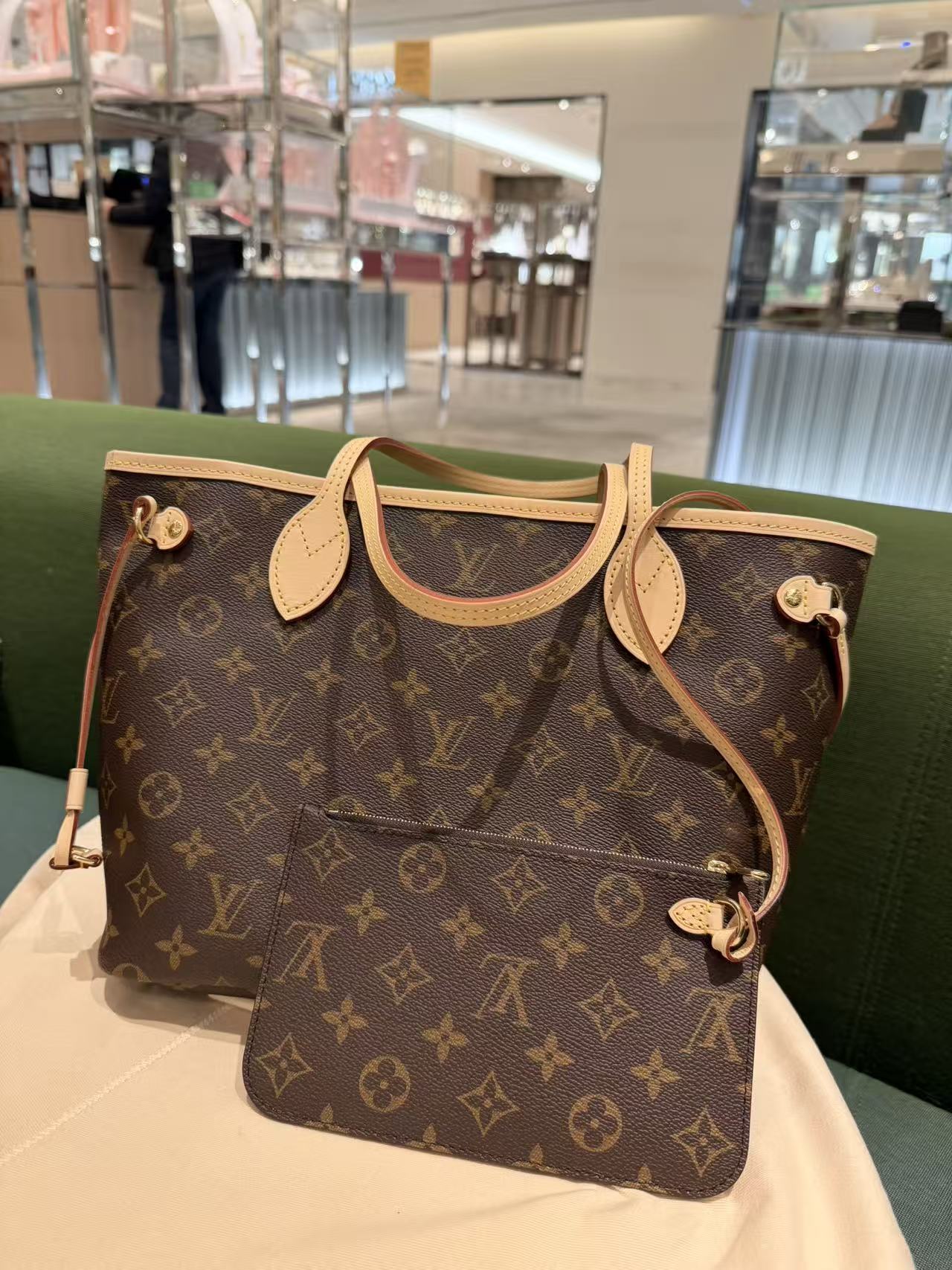 未使用 LouisVuitton/路易威登 LV老花托特 包小号 