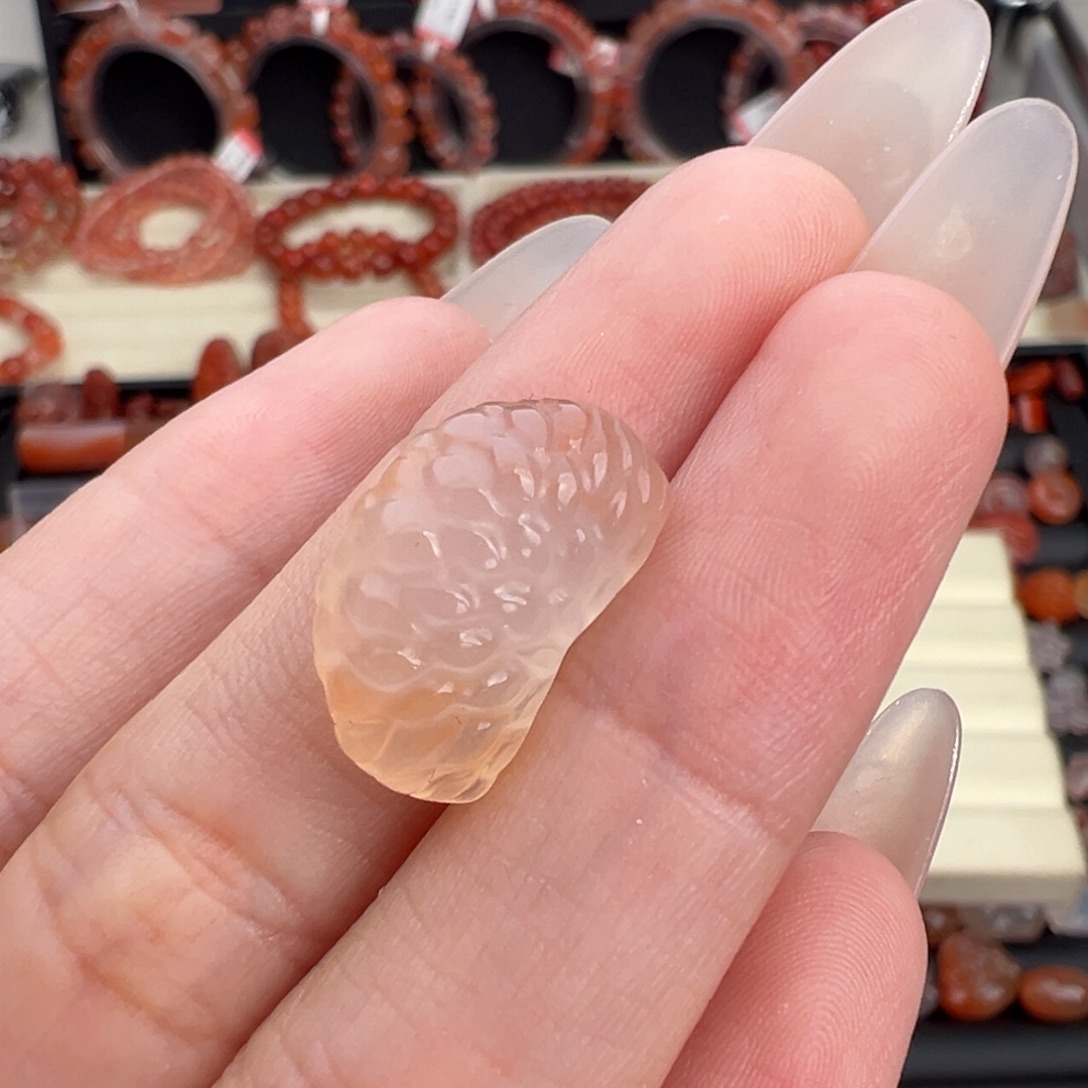 1***4南红玛瑙未镶嵌颈饰橘子瓣