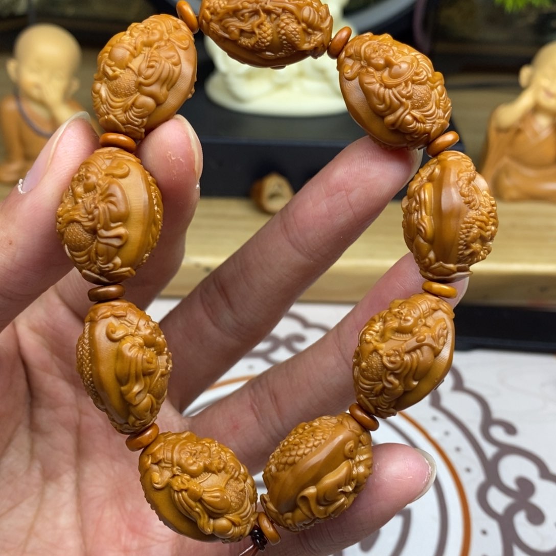 橄榄核手串/手链橄榄核雕工艺手串