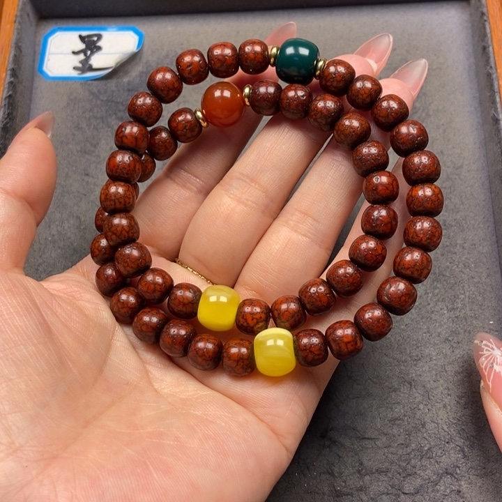 星月菩提吊坠菩提