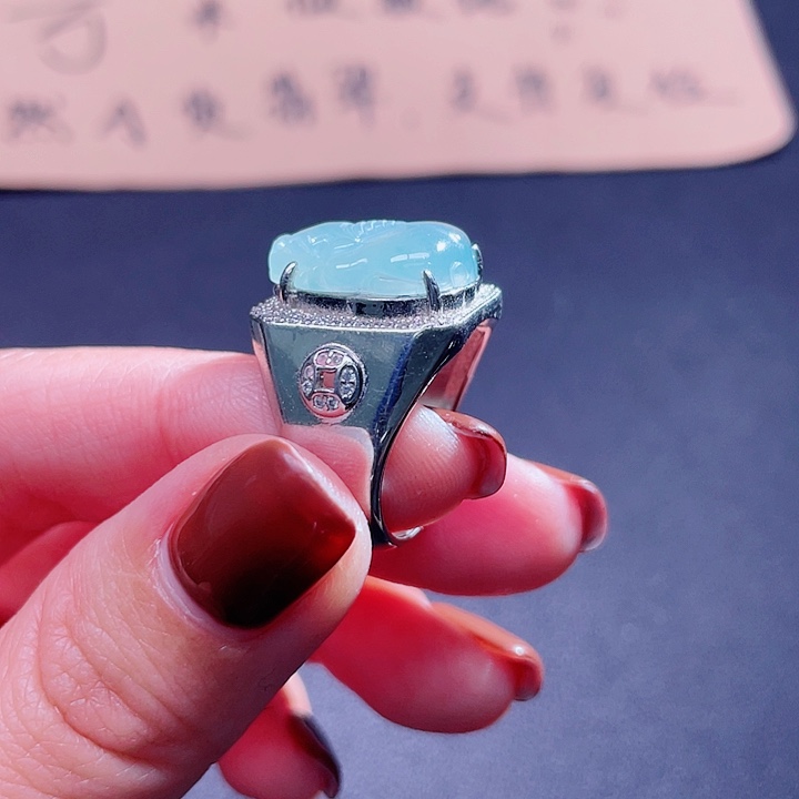 翡翠吊坠(不含链)银S925镶嵌