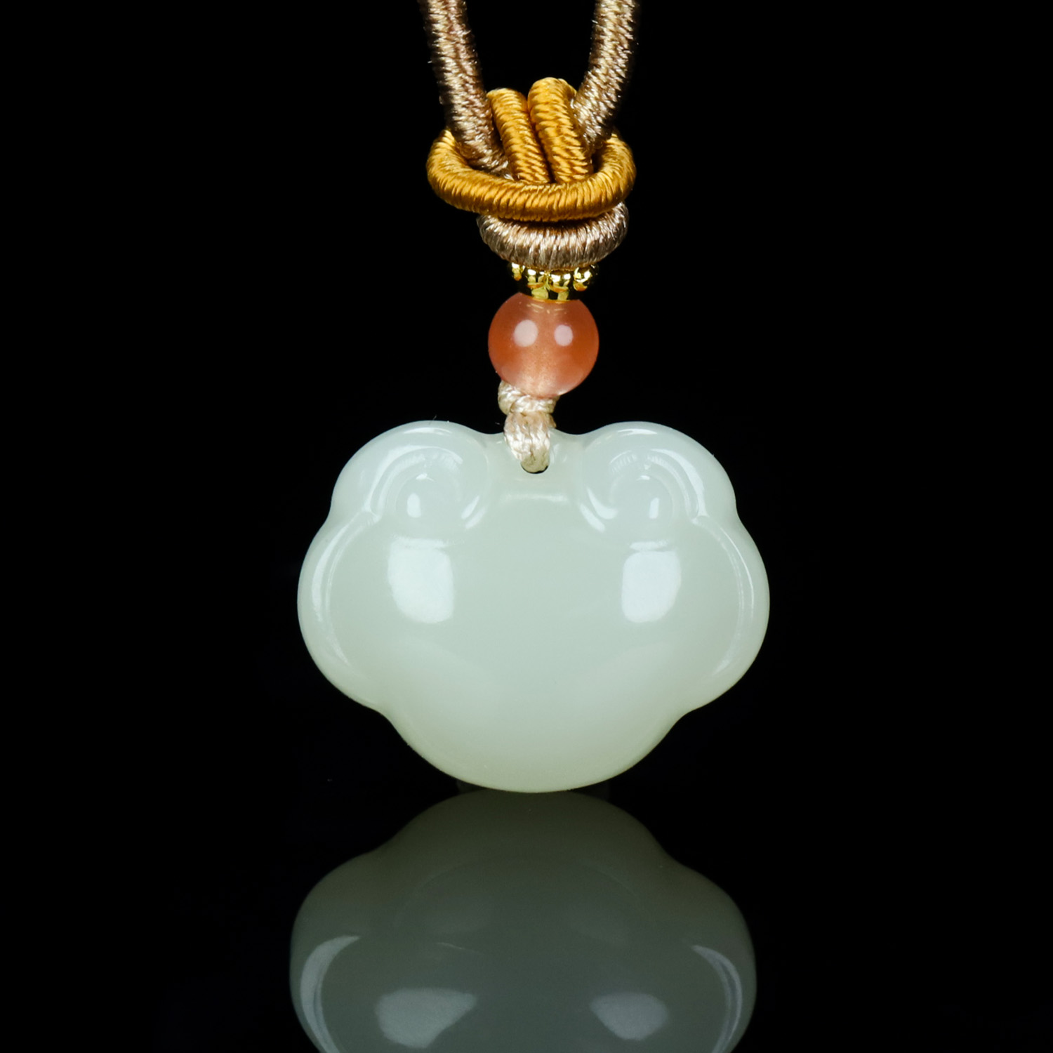 【如意】和田玉富贵如意锁