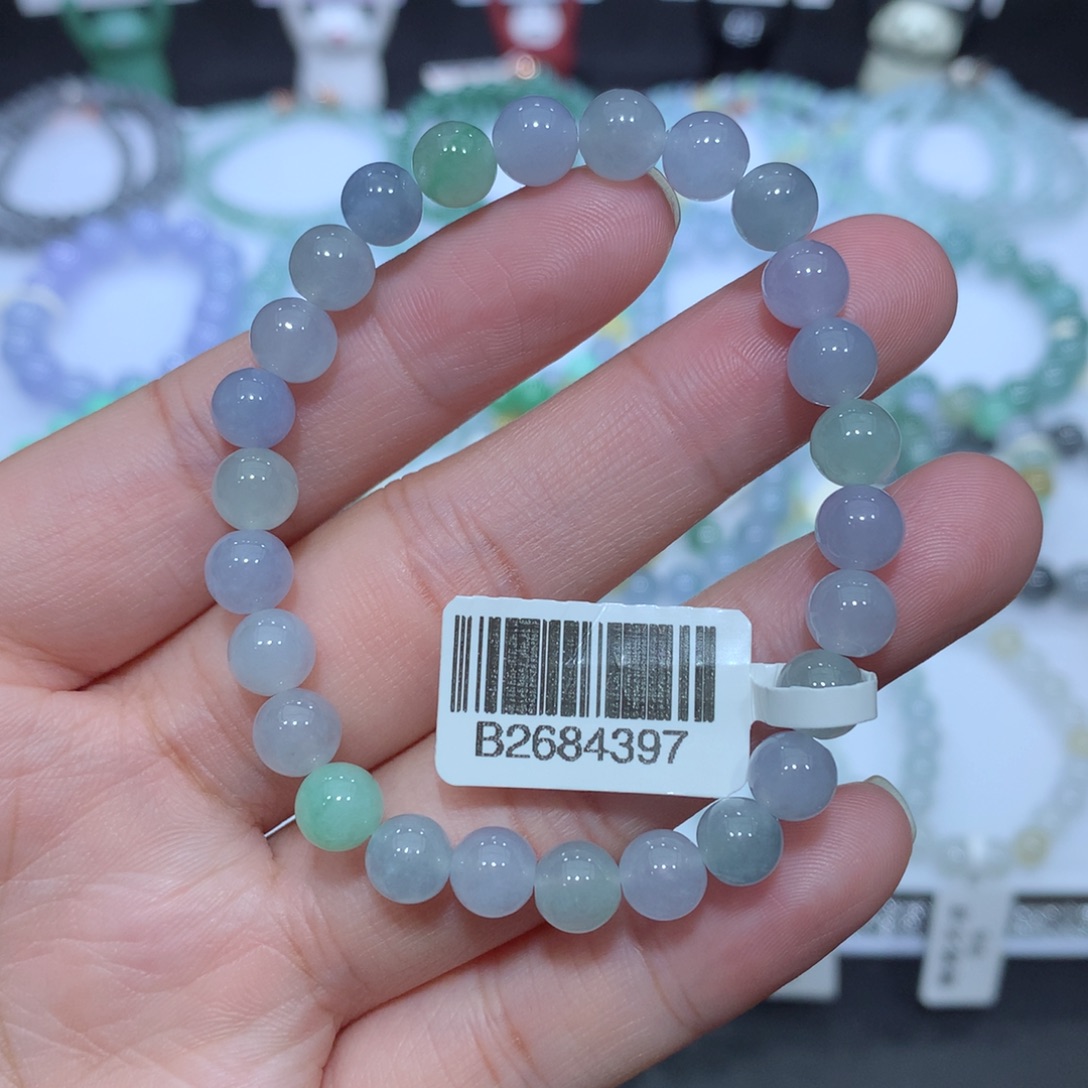 翡翠未镶嵌手串天然