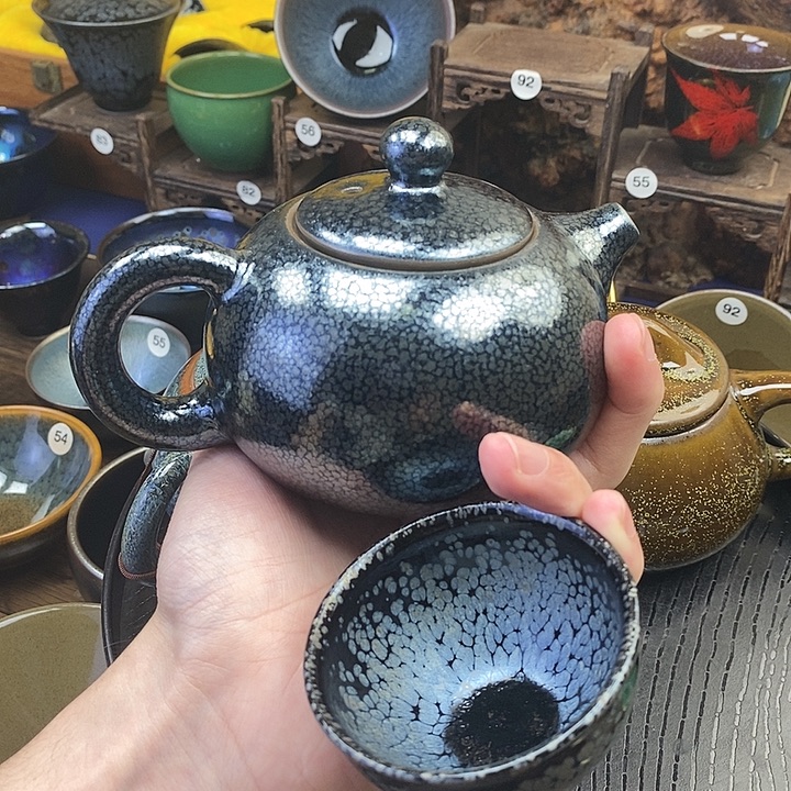 双***儿茶盏百花壶主人杯