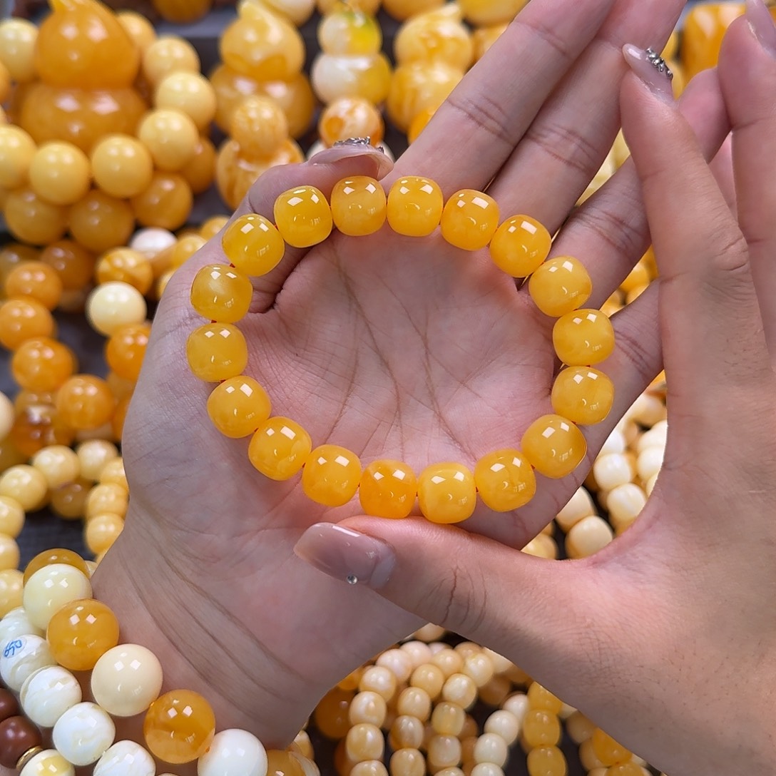 蜜蜡未镶嵌珠宝奇石同料13mm