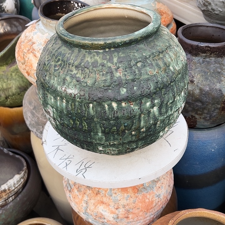 景德镇精品花盆栽适合盆口15高24