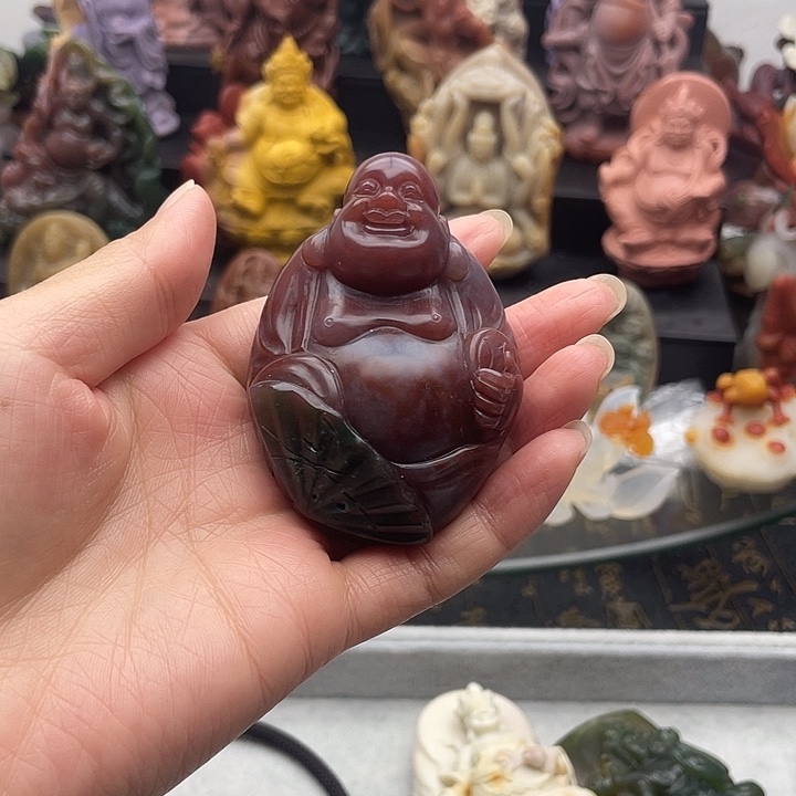 石英质玉未镶嵌手把件