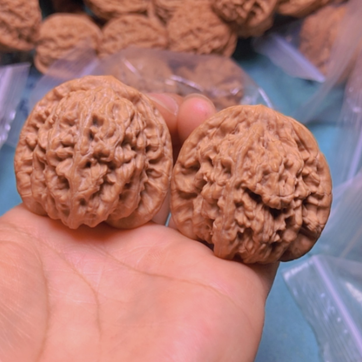 【闪购商品】核桃摆件38.5霞云岭修尖