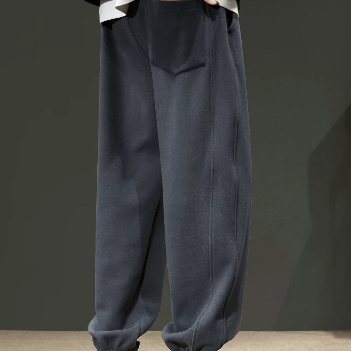 男款裤子卫裤秋冬厚款男士裤子