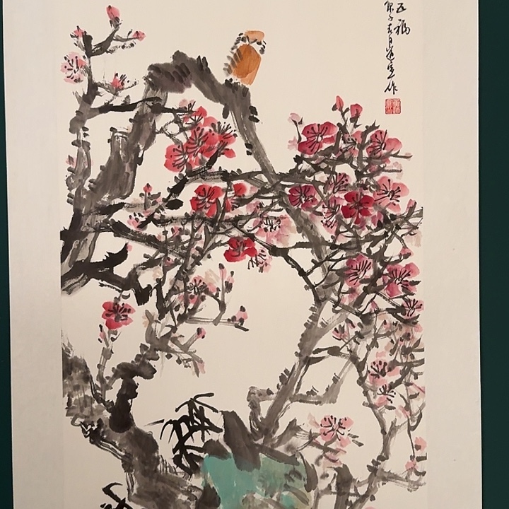 国画董老师作品画作