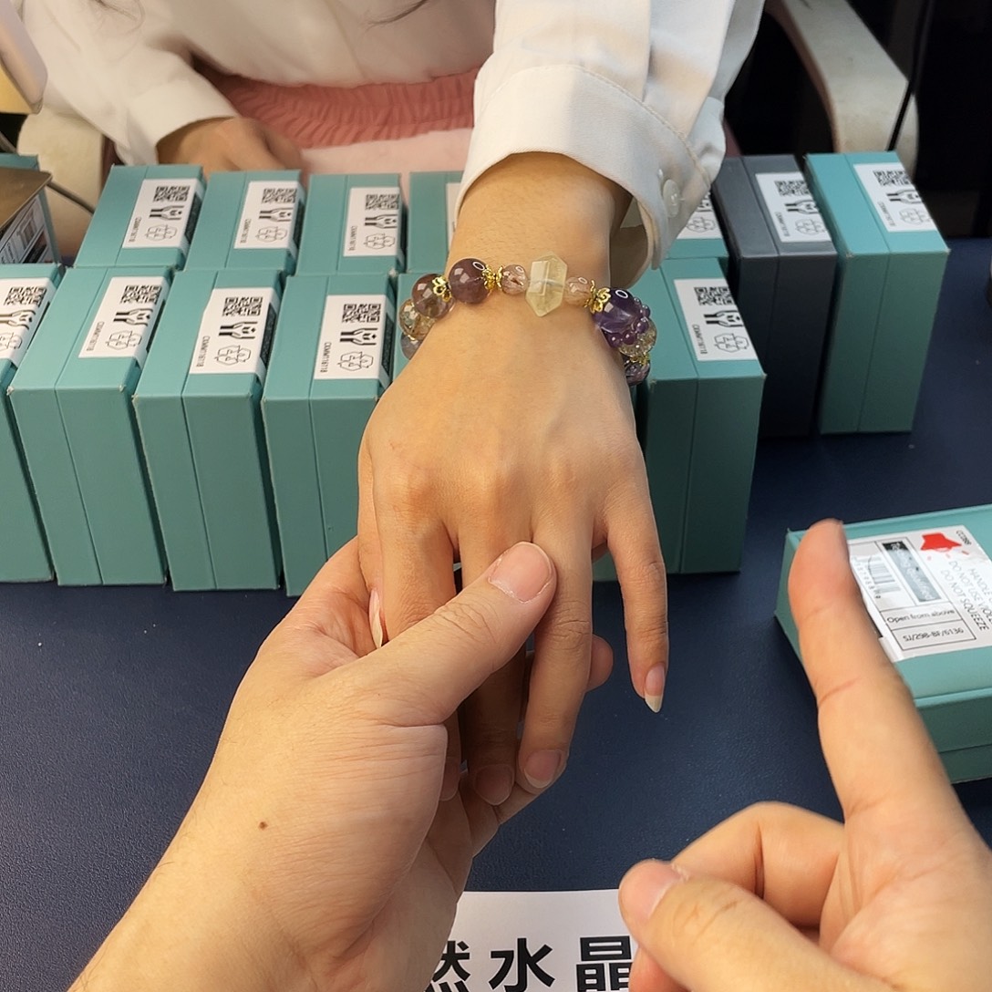 银S925镶嵌手链水晶