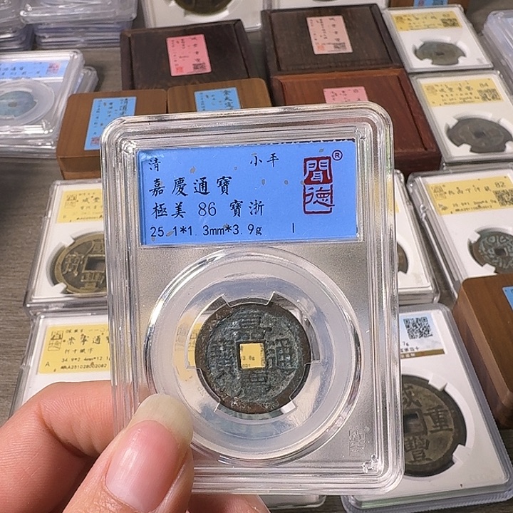 铜A闻博文化嘉庆通宝