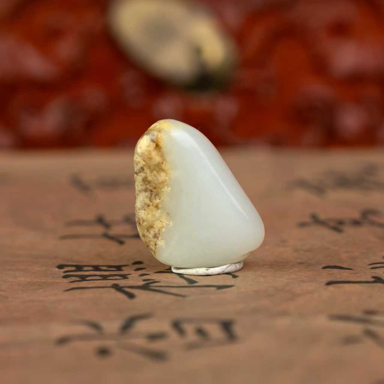 纯天然和田玉原石白玉洒金玉石天然原石原皮原色可雕刻可定制题材