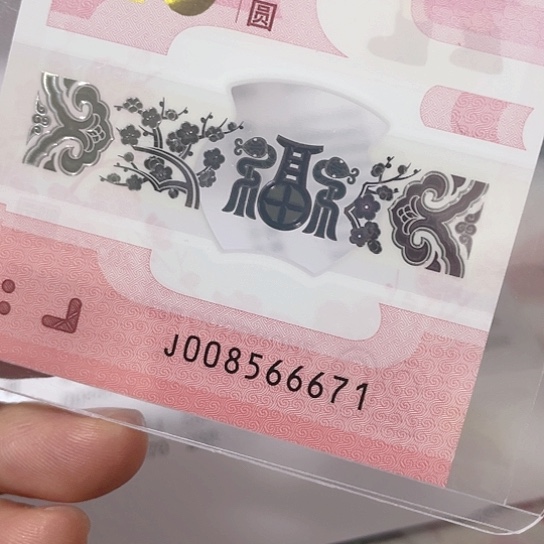 塑料2025年蛇年纪念钞靓号