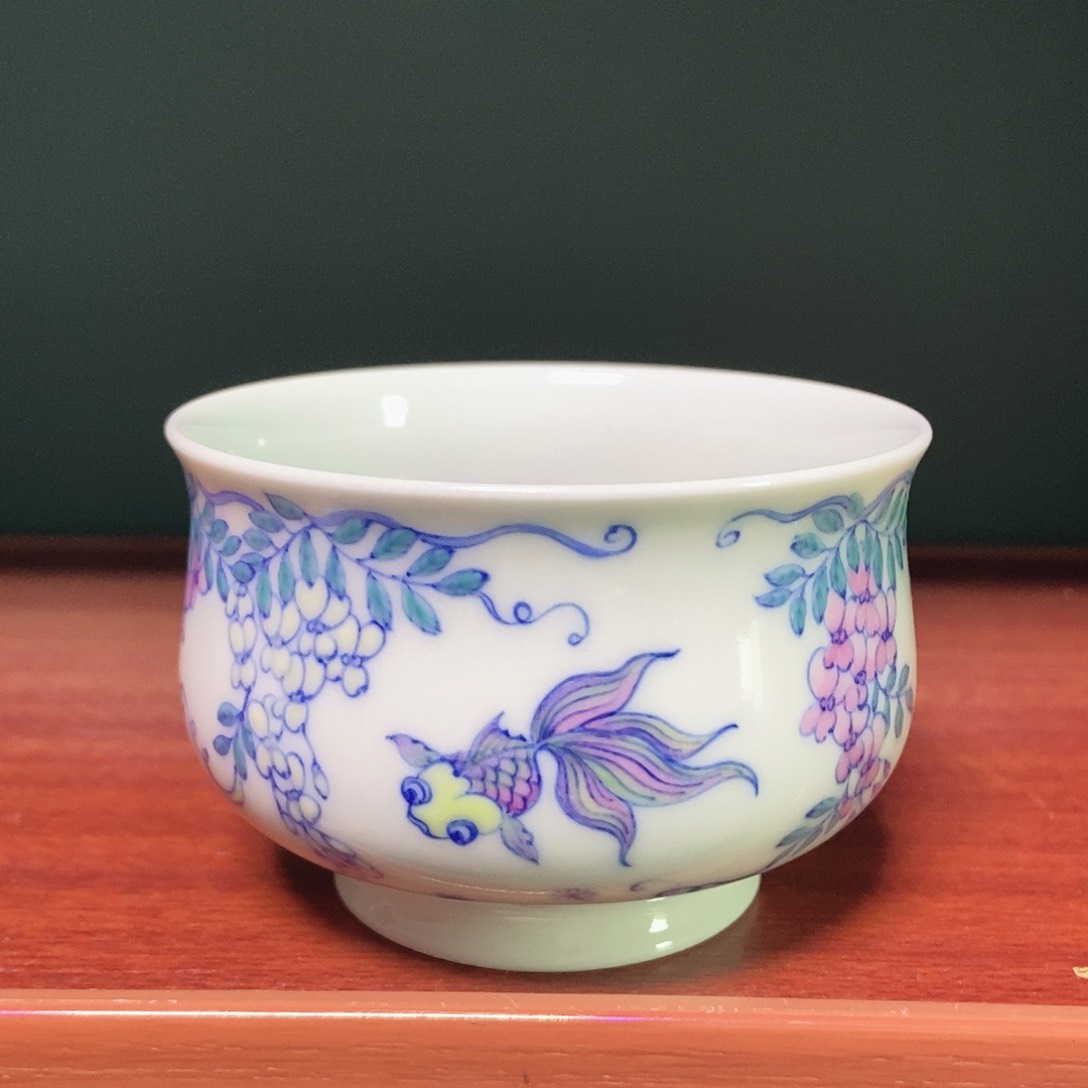 助**车杯子杯子杯子金鱼紫藤