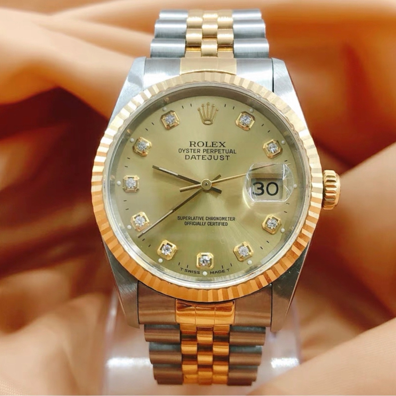 99新 Rolex/劳力士 日志型m16233 36mm 单表