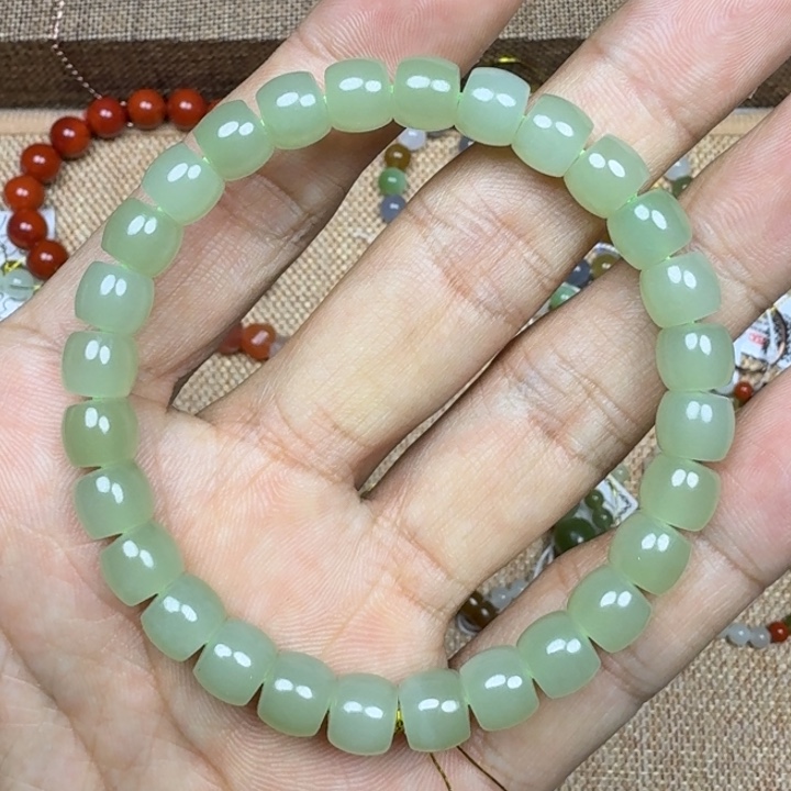 和田玉手链未镶嵌