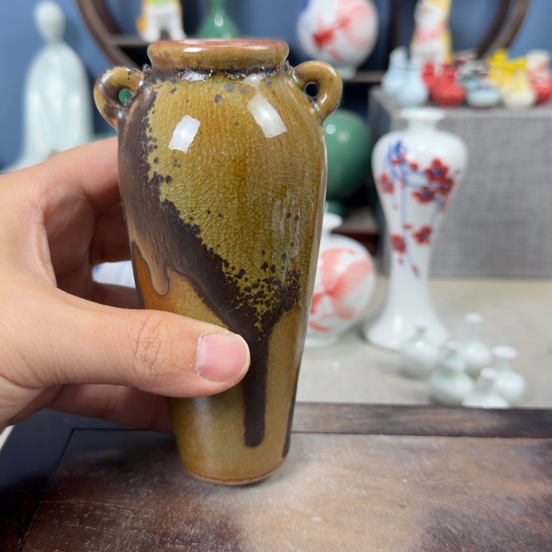 陶瓷手工小花器摆件