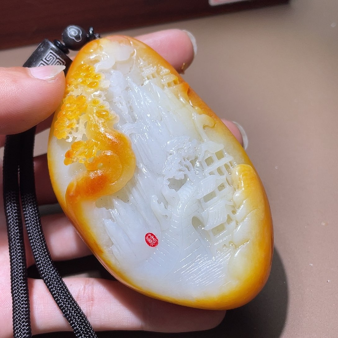 和田玉颈饰未镶嵌Z6