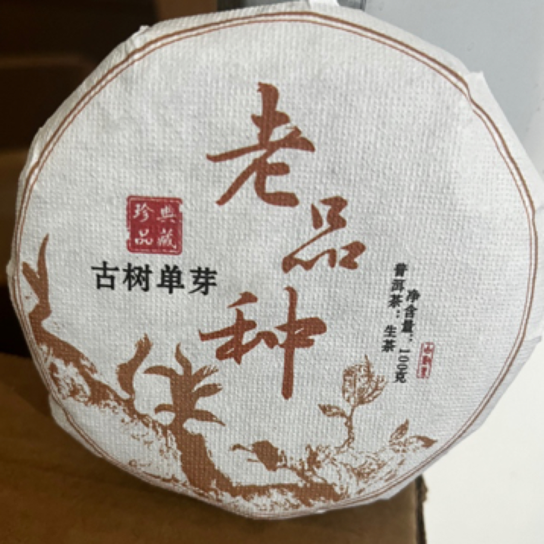 2024年老品种单芽毫香 非常生津回甘 普洱茶 生茶饼茶100克