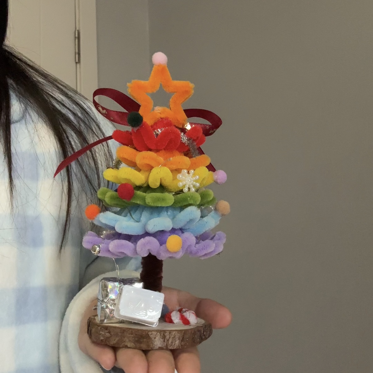 圣诞树材料包缤纷圣诞树