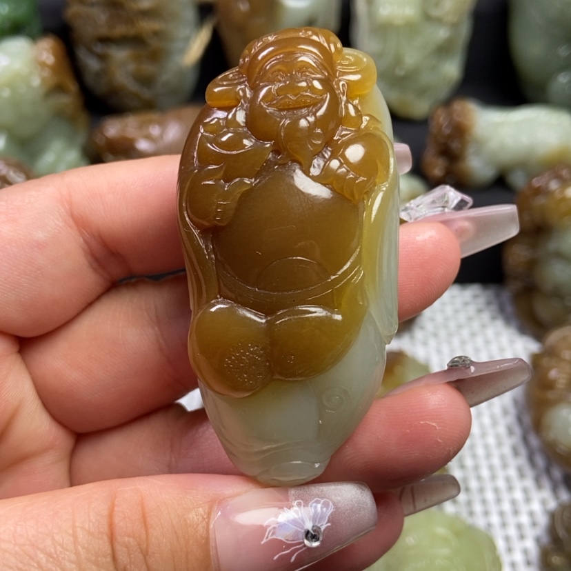 【闪购商品】和田玉未镶嵌把件海****?