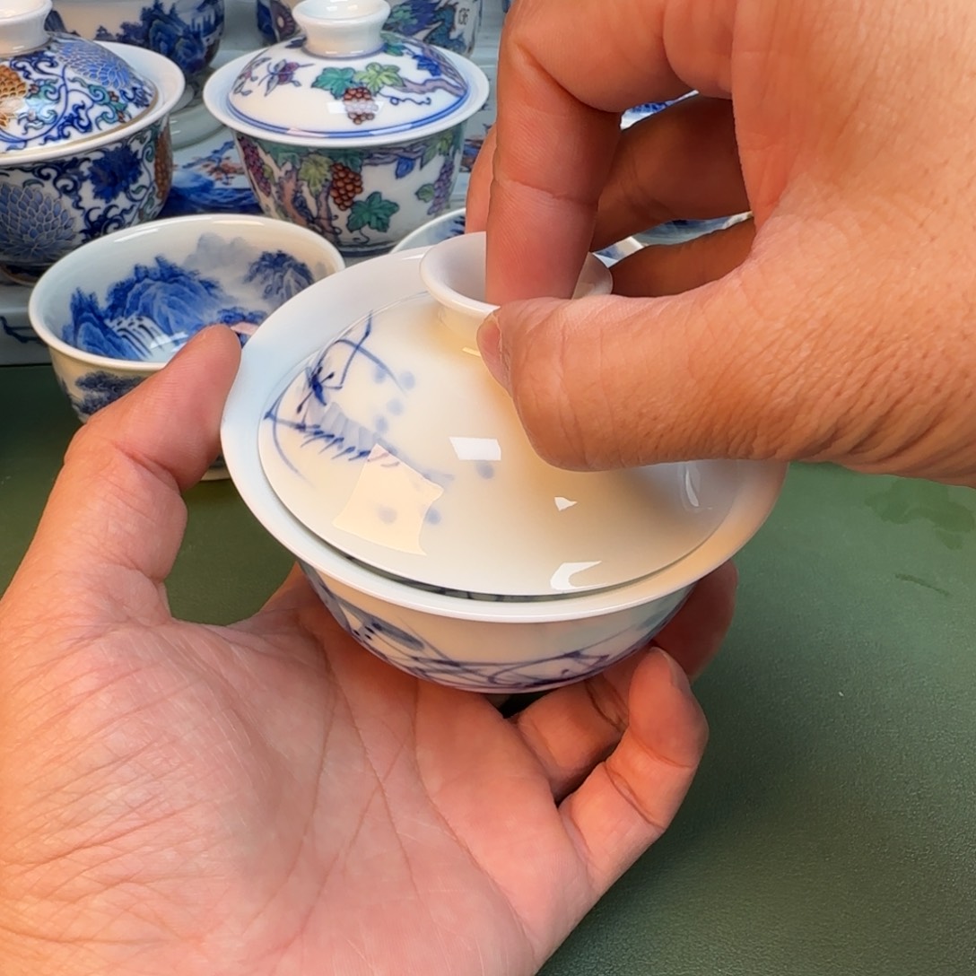 陶纯手工纯手绘茶具348