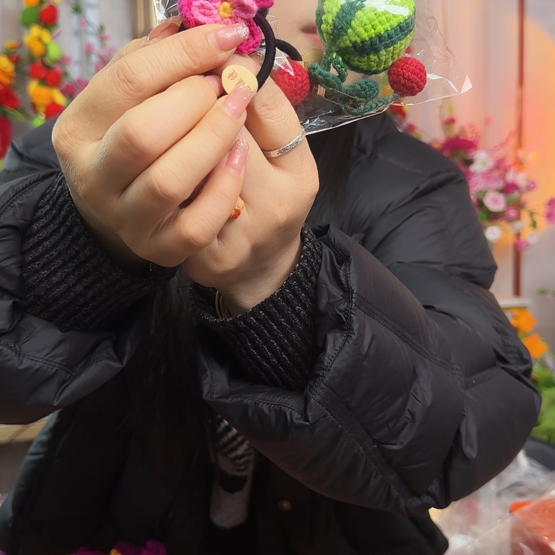 手工钩织设计挂件