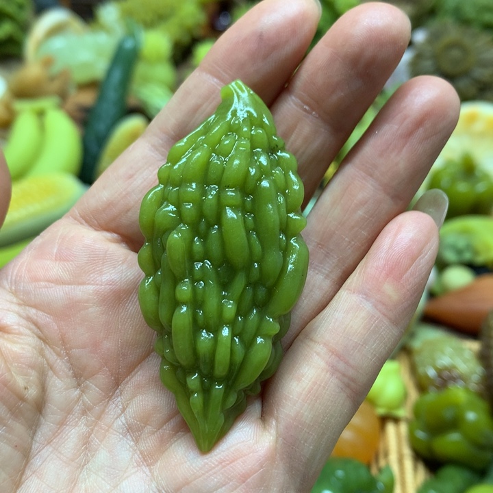 未镶嵌蛇纹石玉手把