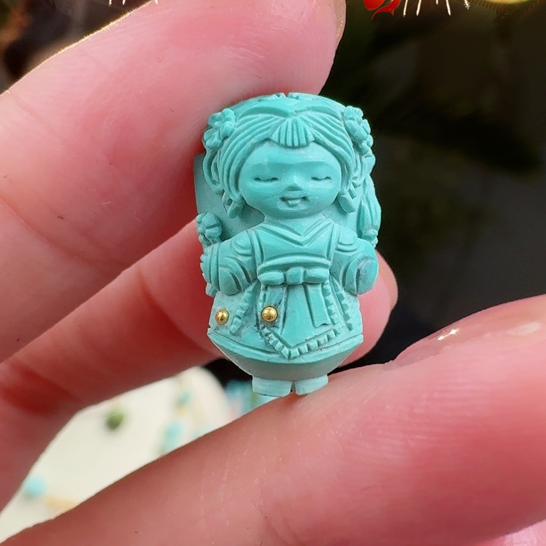 绿松石珠宝奇石未镶嵌