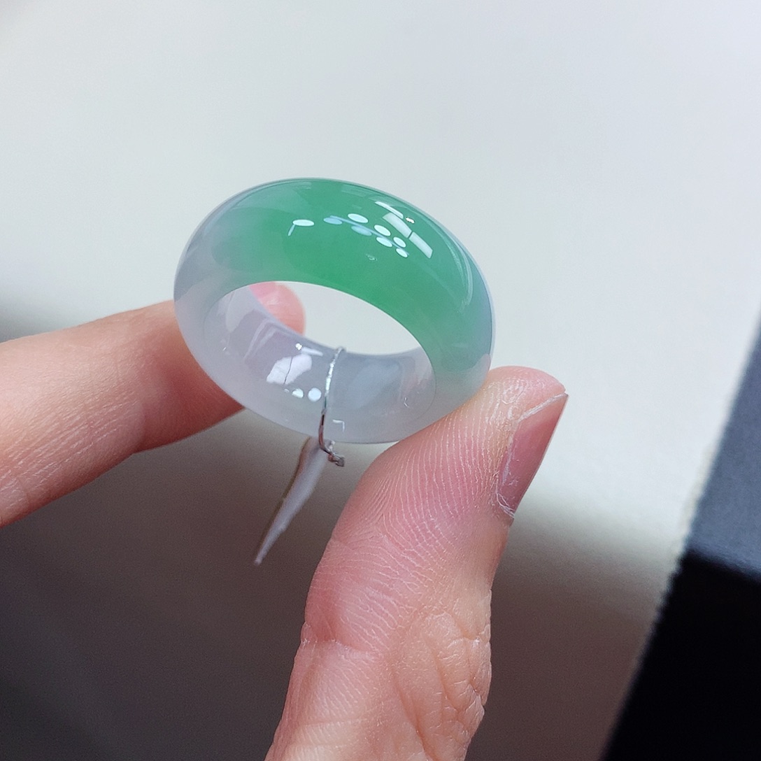 未镶嵌戒指翡翠16-17号