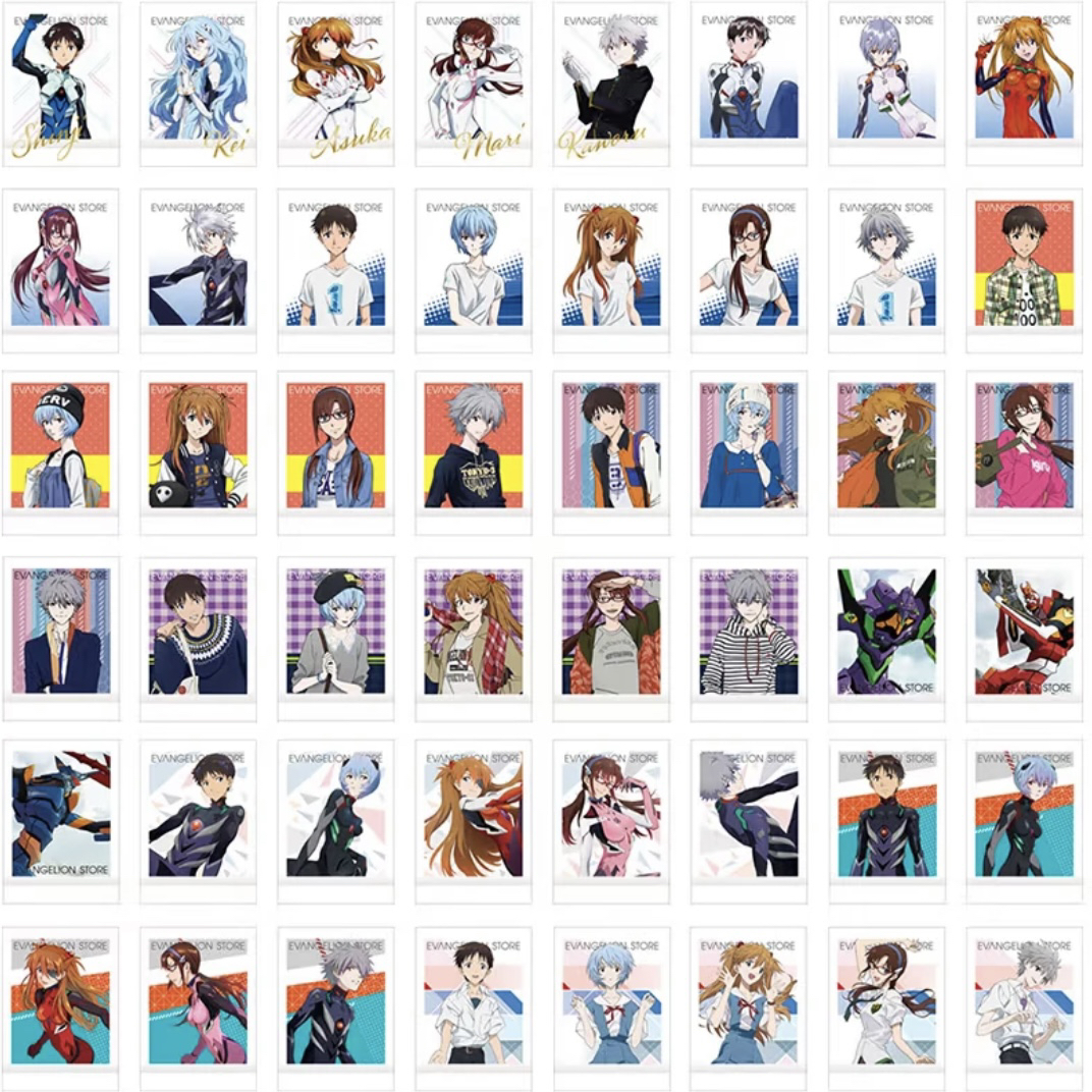 新世纪福音战士 EVA剧场版金签拍立得小卡 全48（代拆）