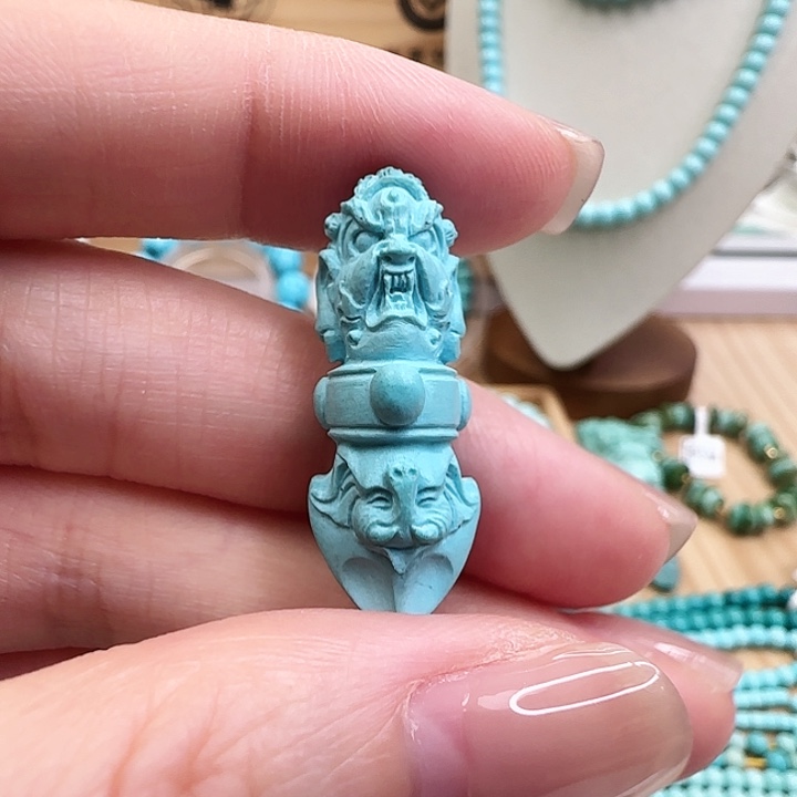 绿松石未镶嵌X 30   高瓷蓝金刚杵卡32+