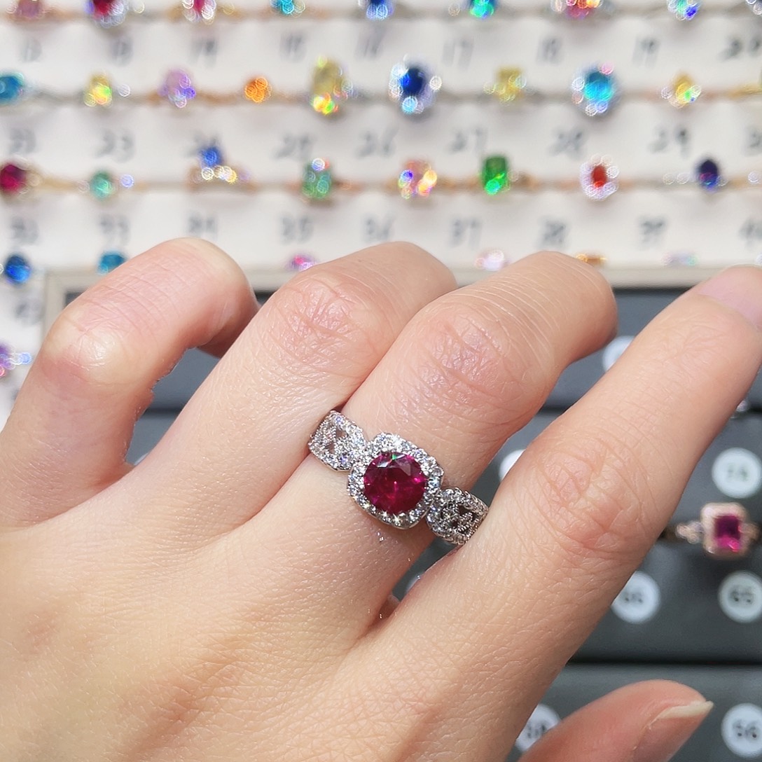 3海蓝宝石（处理）13圈闭口