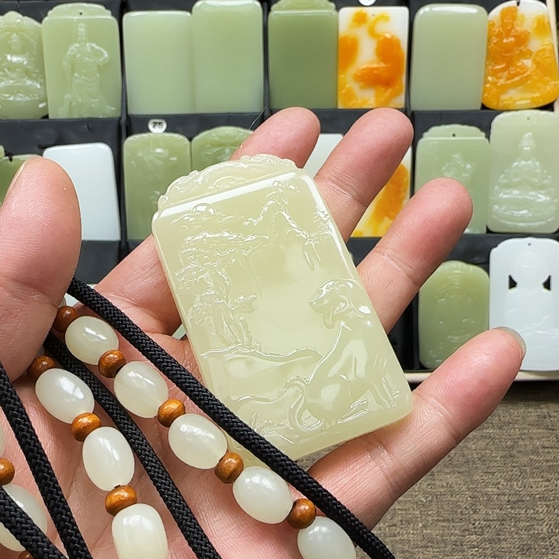 劍***指一物一拍双面生肖狗