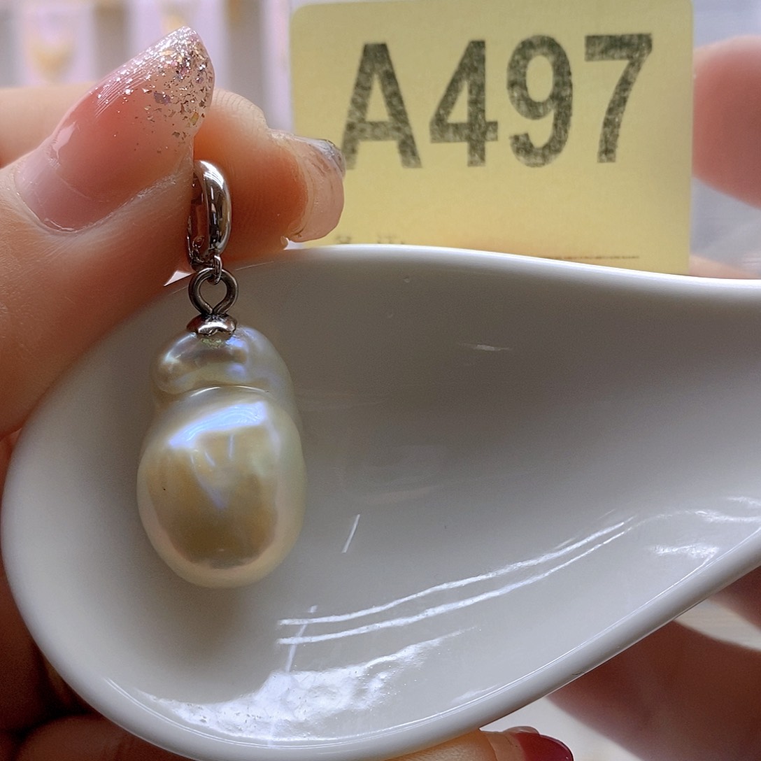 淡水珍珠颈饰银S925镶嵌