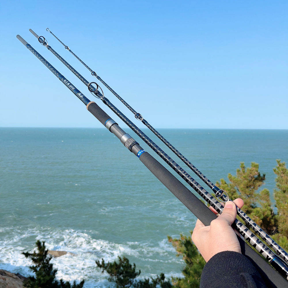 XH锚鱼竿超硬路亚竿打黑雷强杆重雷杆3.3米3.6/3.9/4.2米三节杆