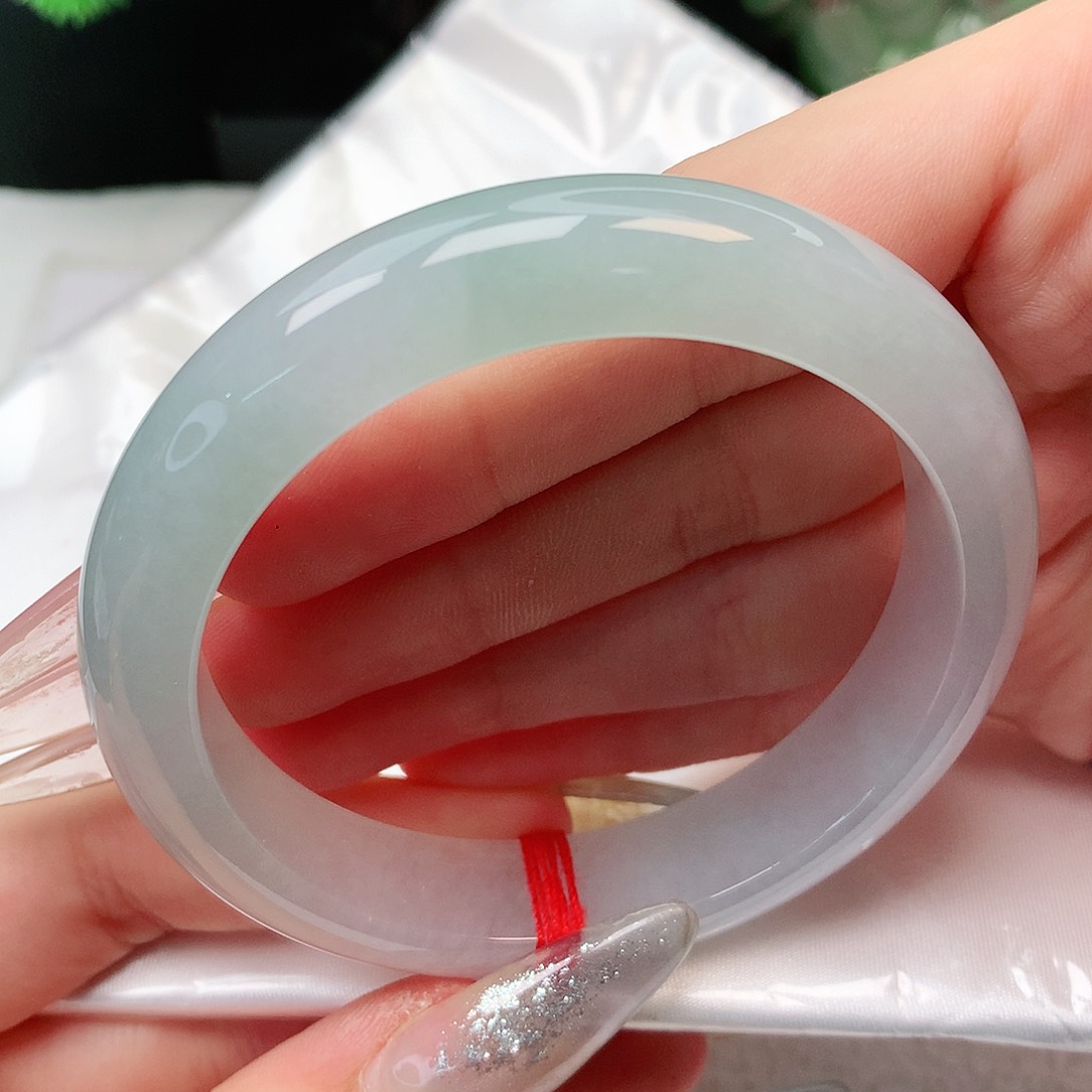 未镶嵌手镯翡翠正圈58