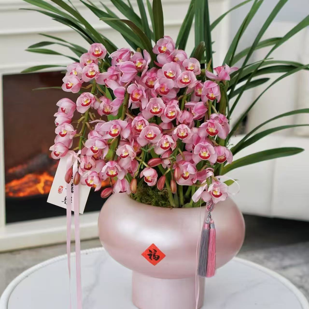 B05黄，咖，红色（内含10株中花型，备注颜色，太原市中环内配送上门）