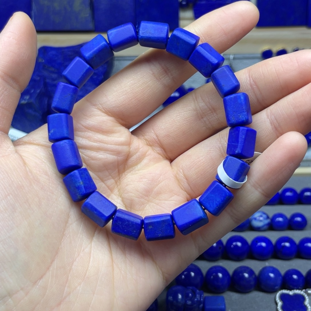 青金石随型手串未镶嵌