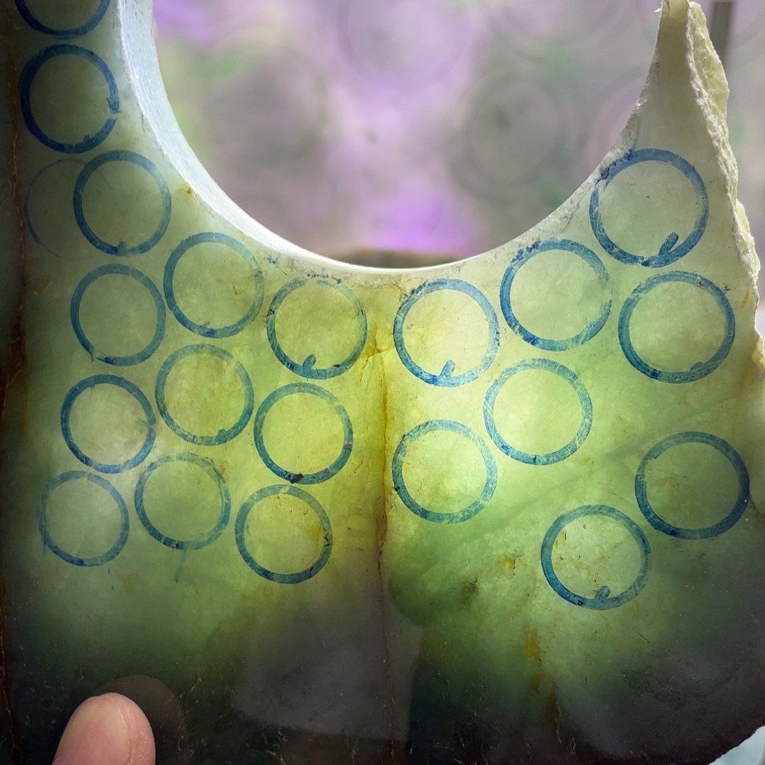 翡翠未镶嵌挂件K缅甸天然翡翠片料