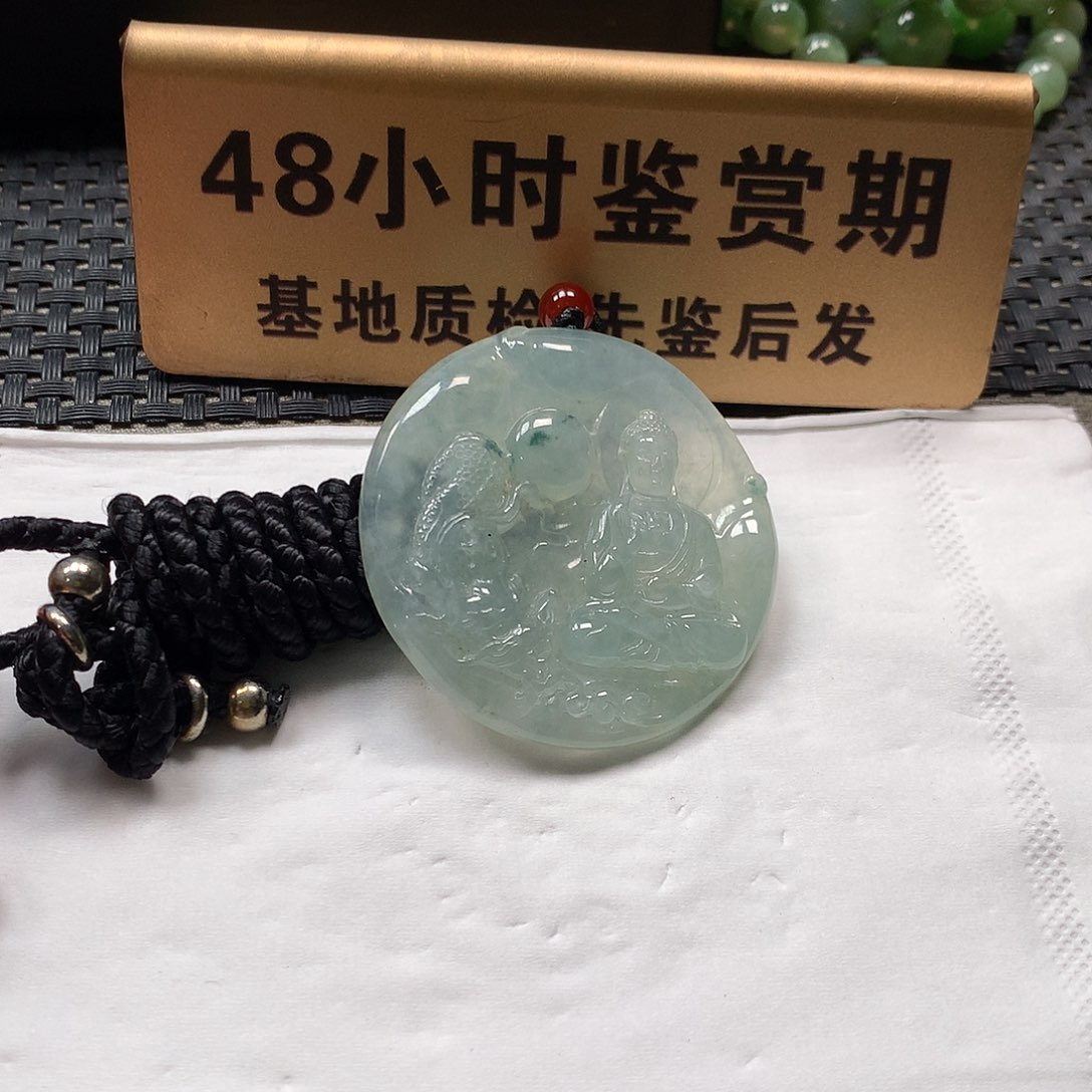 颈饰未镶嵌翡翠如来