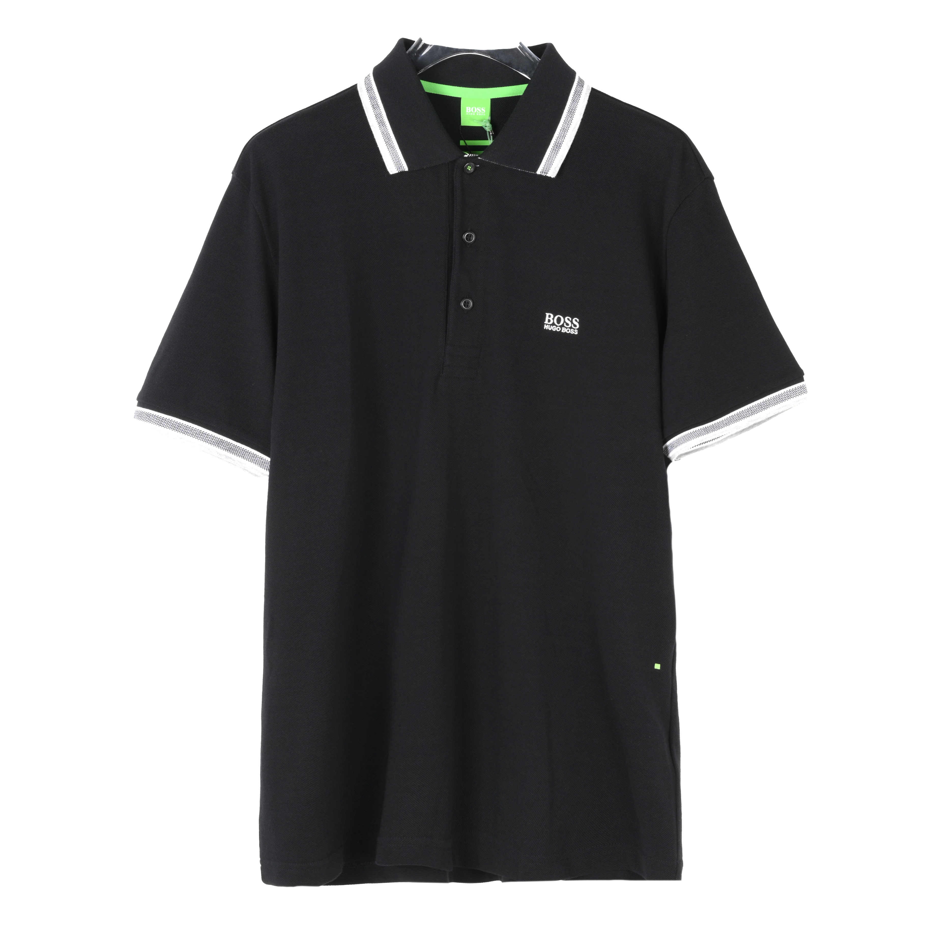 HugoBoss/雨果博斯男士撞色领纯棉短袖POLO衫50198254