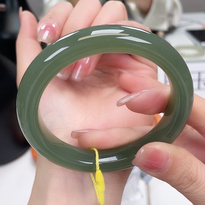 和田玉手镯5859未镶嵌