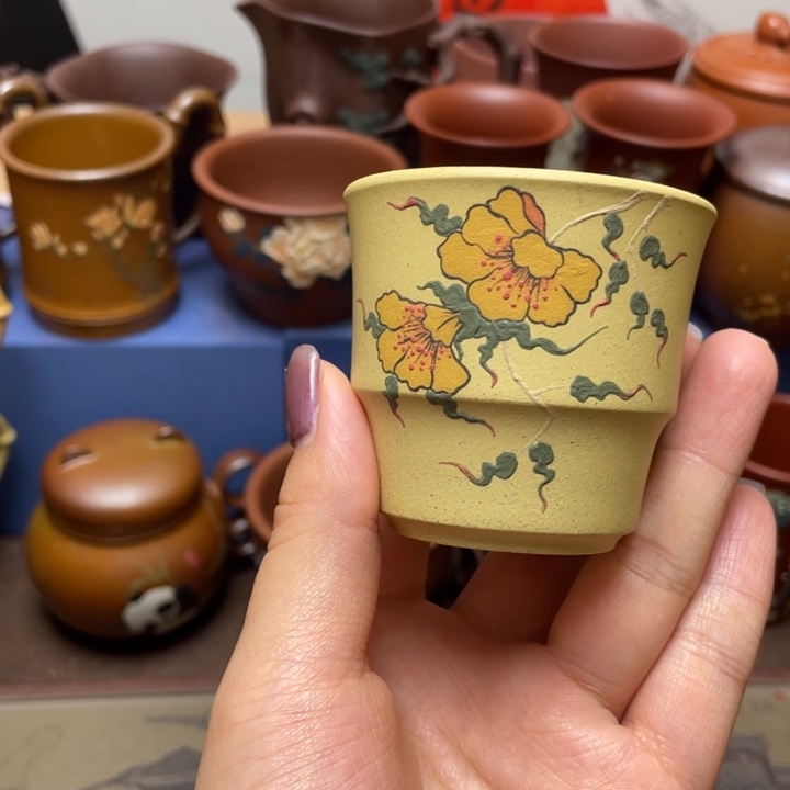紫砂茶杯紫砂主人杯