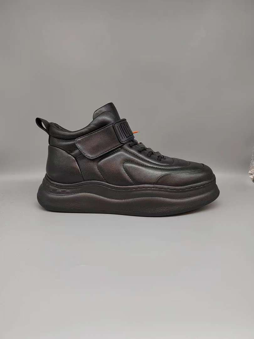 82185男士冬季加绒高帮时尚休闲厚底潮流潮鞋