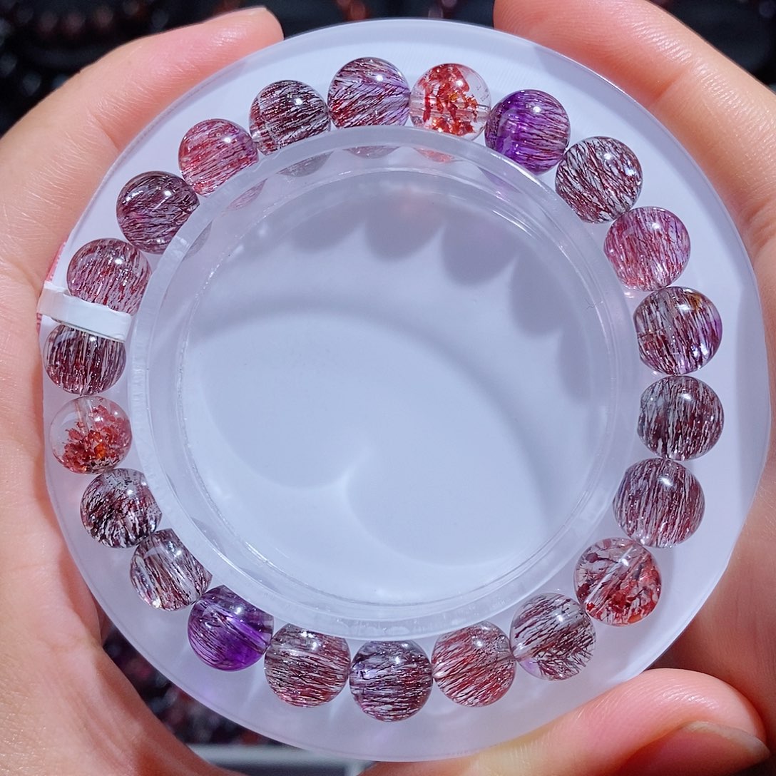 未镶嵌手链水晶黑加仑