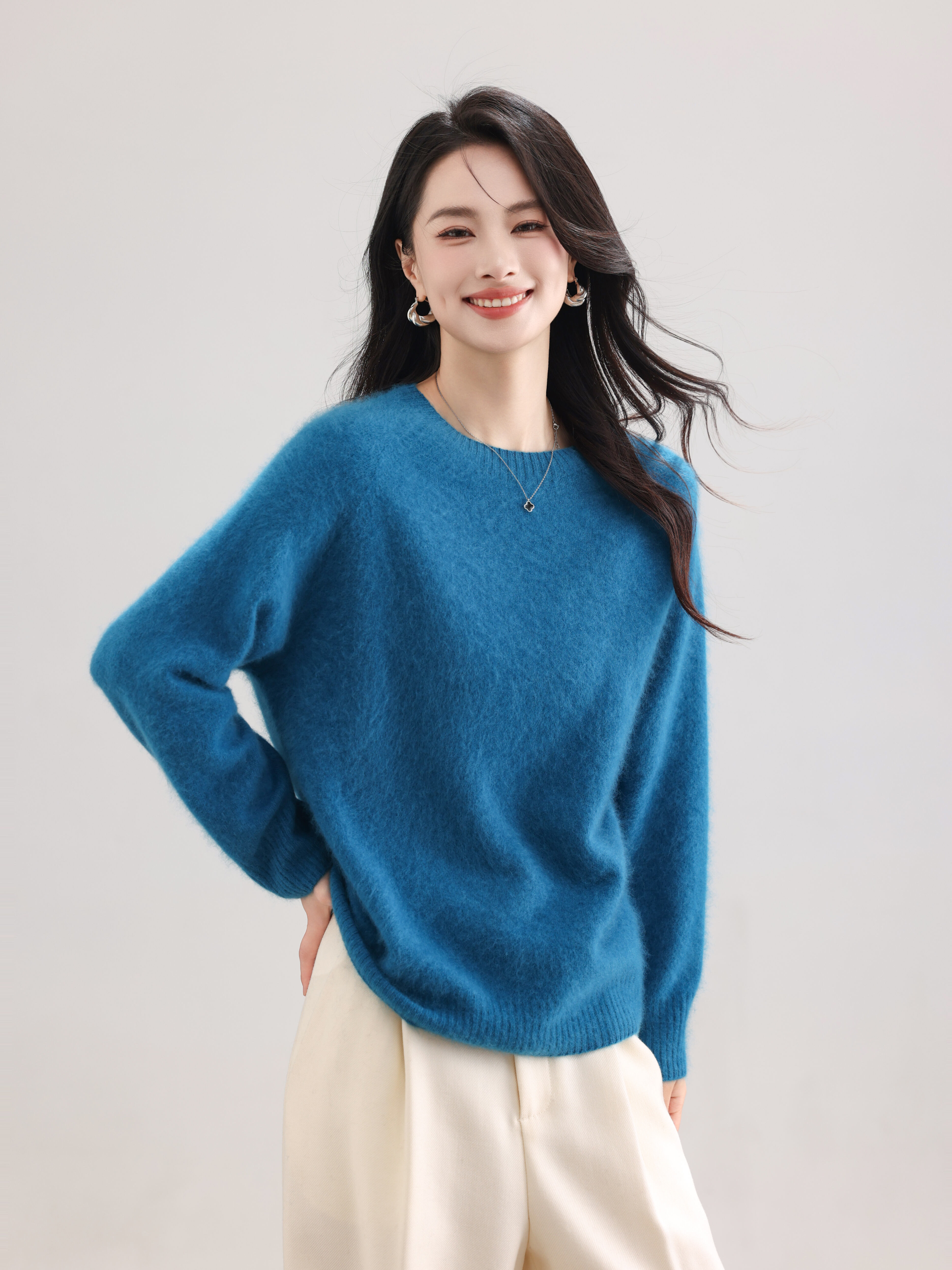 LUSLEY GONL拉毛针织衫YM08-9862
